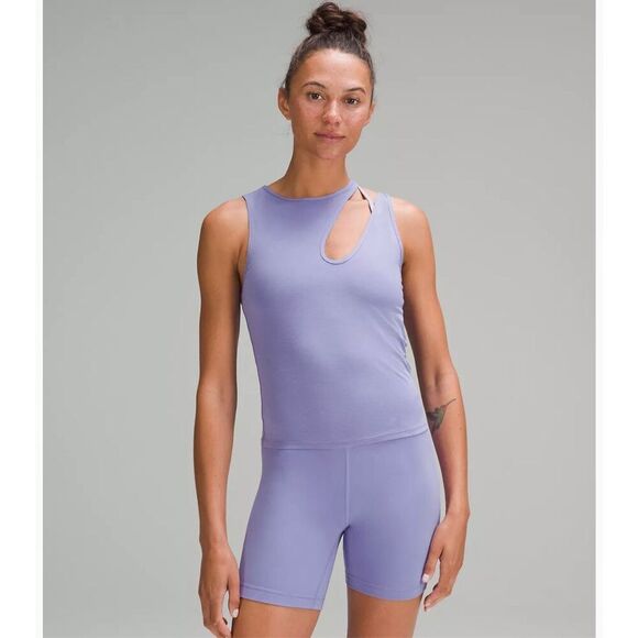 Lululemon Shoulder Cut-Out Yoga Tank Top size 6 - Picture 1 of 5